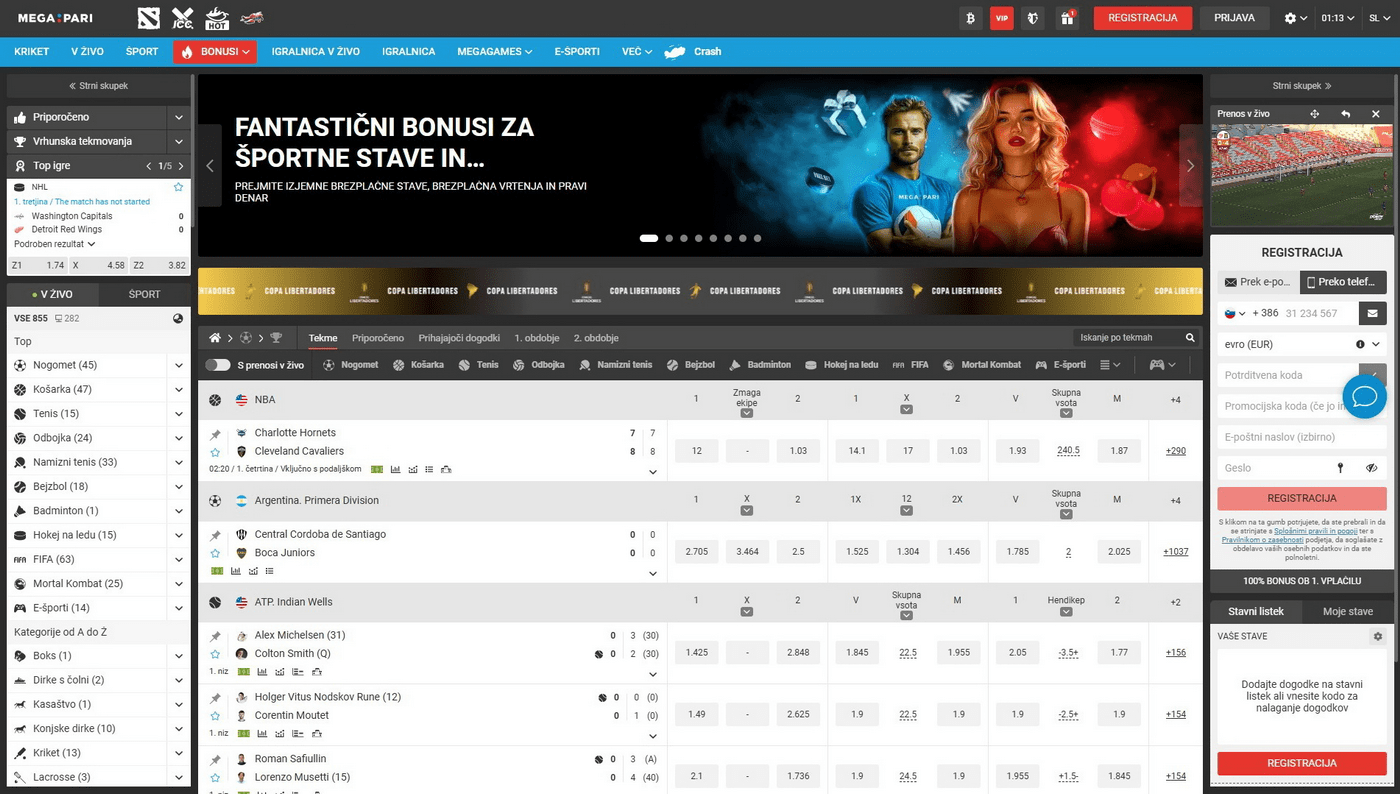 Ponudba stav stavnice Megapari